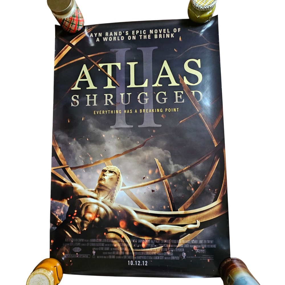 Atlas Shrugged II The Strike 2012 Movie Poster 27x40 Samantha Mathis D/S